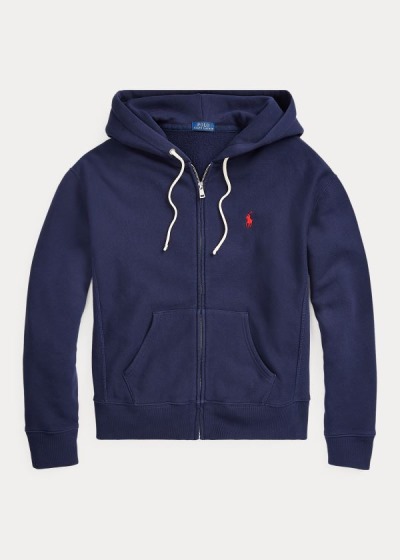 Polo Ralph Lauren Fleece Full-Zip Hættetrøje Dame Danmark (JZHRC5390)